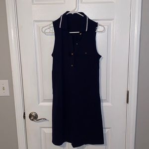 Michael Kors tennis golf polo inspired dress navy